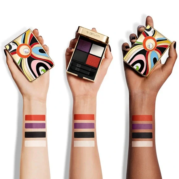 GUERLAIN × PUCCI アイシャドウ OMBRÉS G新品未使用 GUERLAIN Pucci x Guerlain Ombres G Marmo Vibe Eyeshadow Quad